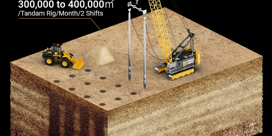 Illustrative image of Vibrocompactacion in 